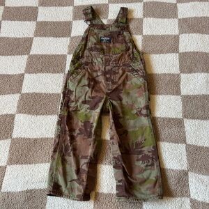 Vintage Oshkosh Vestbak camo overalls 18m